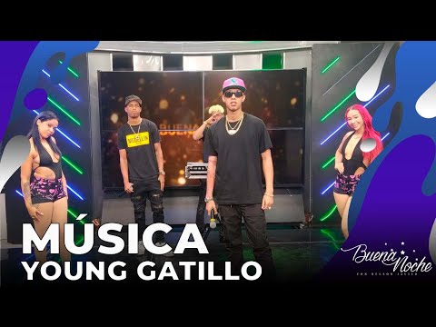 PRESENTACIÓN MUSICAL DE YOUNG GATILLO | BUENA NOCHE JOVEN