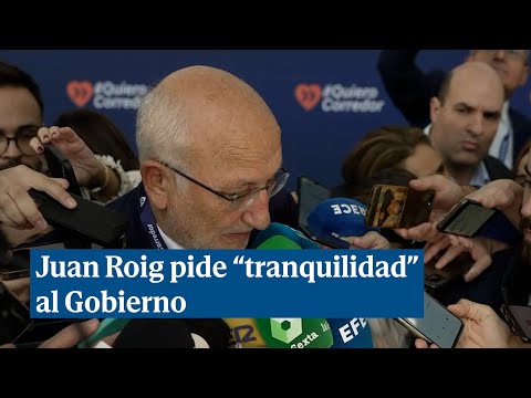 Juan Roig pide tranquilidad al Gobierno