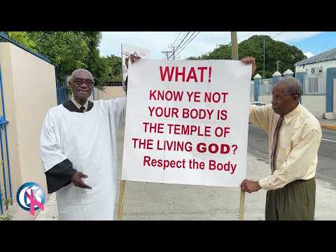 Men of God spread The Gospel by signage