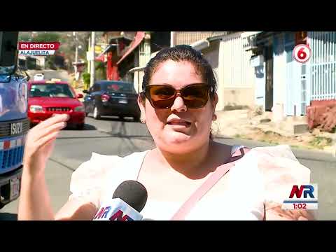 Vecinos de Alajuelita denuncian estar desde el viernes pasado sin agua