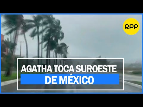 Agatha se degrada a tormenta tropical en la costa suroeste de México