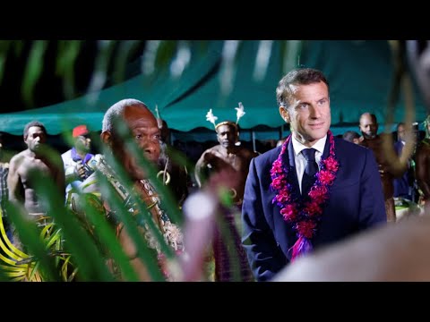 Influence de la Chine : au Vanuatu, Emmanuel Macron met en garde contre les nouveaux impérialismes