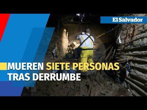 Mueren siete personas tras derrumbe en viviendas de Huizúcar y Panchimalco