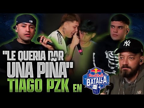 DTOKE REACCIONA TIAGO PZK  en REDBULL BATALLA REGIONAL BSAS  CON DANI RIBBA EN DBATE #9