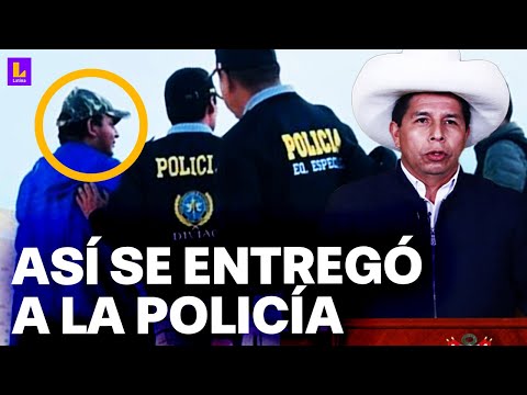 Sobrino de Pedro Castillo se entrega a la justicia: Primeras imágenes de Fray Vásquez con la Policía