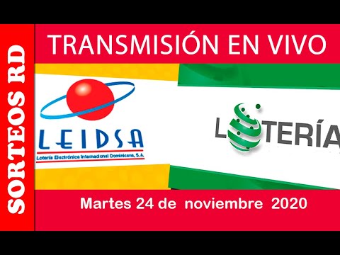 LEIDSA y Loteria Nacional en vivo  / Martes 24 de noviembre 2020
