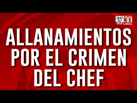 Crimen del chef: este es el detenido sospechoso