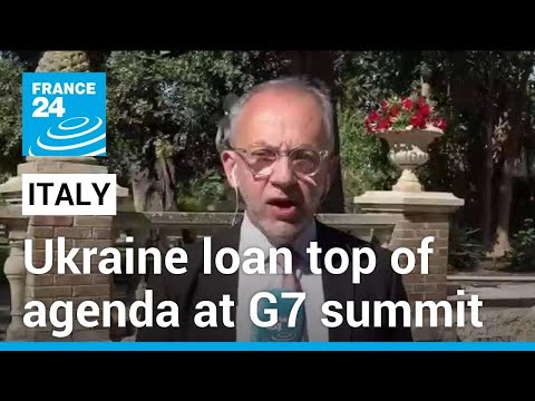 Ukraine loan top of agenda as world leaders gather for G7 summit • FRANCE 24 English