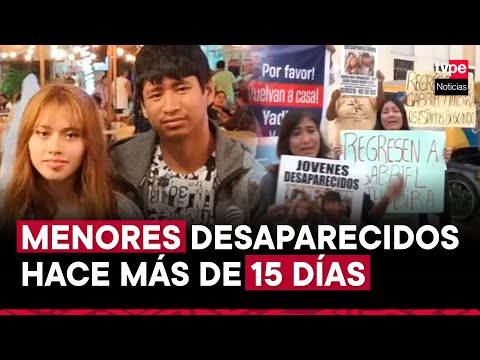 Cercado de Lima: padres buscan a menores desaparecidos hace 18 días en extrañas circunstancias