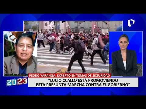 Pedro Yaranga: Lucio Ccallo está promoviendo esta presunta marcha contra el Gobierno
