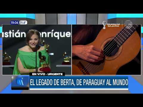 ¡Histórico! Berta Rojas logra dos Grammy Latino para el Paraguay