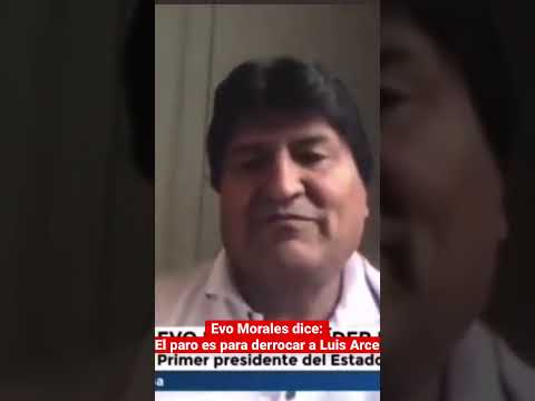 Evo Morales: “Paro cívico busca derrocar a Luis Arce”