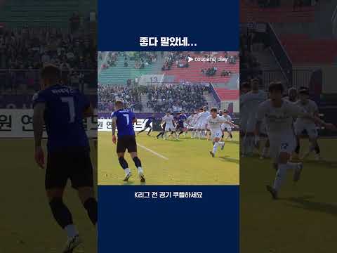 득점으로 착각했던 유병훈 감독의 리액션 | 2025 K리그1 | 안양 vs 강원