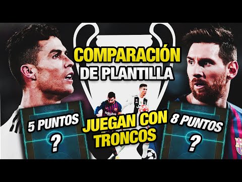 Cristiano Ronaldo vs Messi - Quién tiene MEJOR EQUIPO (Juventus vs Barca Comparación Fichajes)