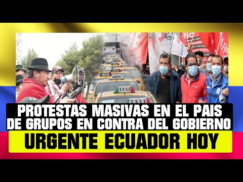 PROTESTAS  MASIVAS EN EL PAÍS DE GRUPOS EN CONTRA DEL GOBIERNO NOTICIAS DE ECUADOR HOY 27 OCTUBRE