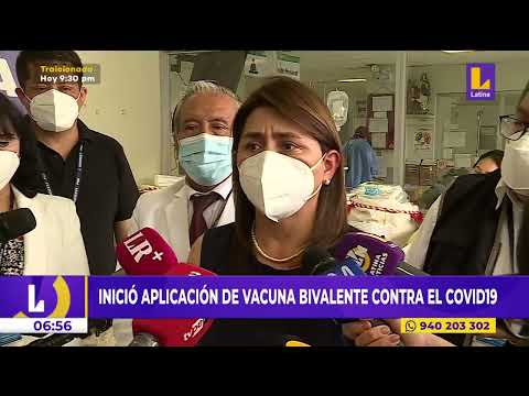 Se empezó a aplicar la VACUNA BIVALENTE como nueva medida contra el coronavirus. #LatinaNoticias