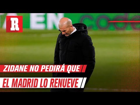 Zinedine Zidane no piensa en la renovación con el Real Madrid