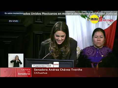 Aquí están los hijitos y los nietos de Pinochet señaló la senadora Andrea Chávez a la oposición