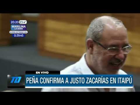 Justo Zacarías será director de Itaipú