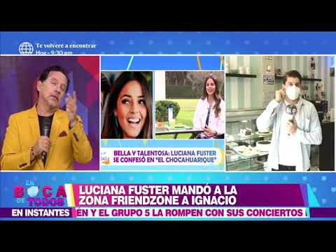 En Boca de Todos: Ignacio Baladán afirmó que Luciana Fuster siempre estuvo en la friendzone (HOY)