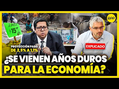 ¿ECONOMÍA PERUANA seguirá cayendo? MEF baja las proyecciones de crecimiento 2023 #ValganVerdades