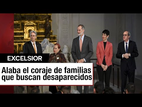 Premia Rey de España a buscadores de desaparecidos en México