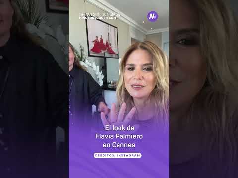 Flavia Palmiero en Cannes- Minuto Neuquén Show