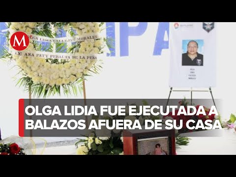 Realizan homenaje fúnebre a custodia asesinada en Veracruz