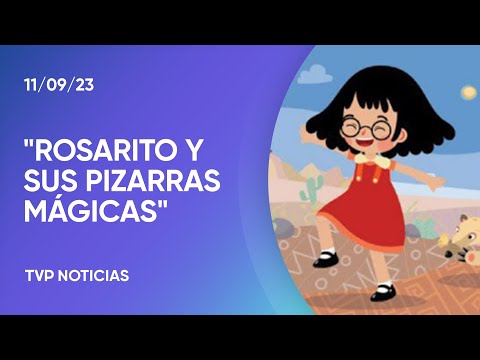 Rosarito y sus pizarras magicas un dibujo animado riojano en homenaje a la maestra Vera Peñaloza