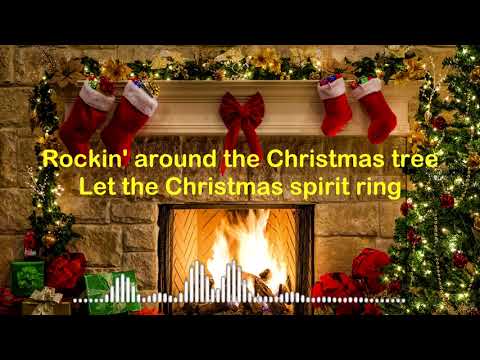 Justin Bieber - Rockin' Around The Christmas Tree (Lyrics Video)