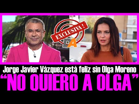 EXCLUSIVA!! JORGE JAVIER VÁZQUEZ ESTÁ FELIZ SIN OLGA MORENO.