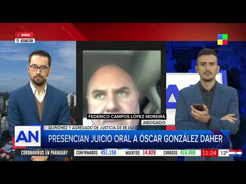 #AméricaNoticias Abogado López Moreira habla del caso Óscar González Daher.