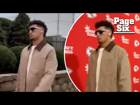 Brittany Mahomes drools over husband Patrick’s pre-game look: ‘I take pride in styling’ him