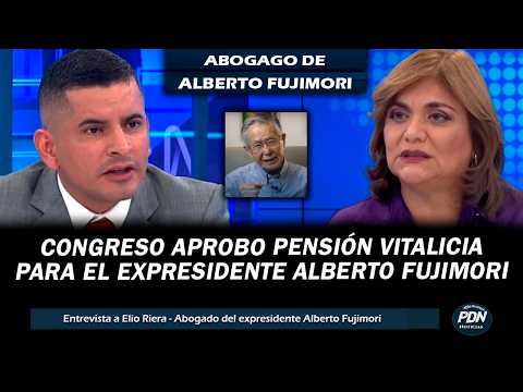 ABOGADO DE ALBERTO FUJIMORI SE PRONUNCIO: CONGRESO APROBO PENSION VITALICIA PARA EL EXPRESIDENTE A.F