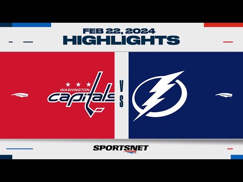 NHL Highlights | Capitals vs. Lightning - February 22, 2024