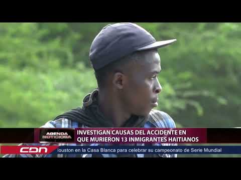 Investigan causas del accidente en que murieron 13 inmigrantes haitianos