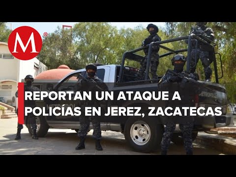 En Zacatecas, emboscan a policías estatales; dos policías resultaron heridos