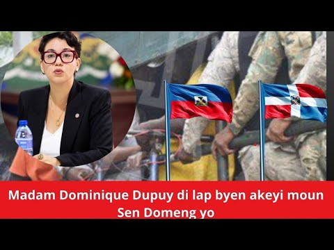 Madam Dupuy di lap byen akeyi moun Sen Domeng yo