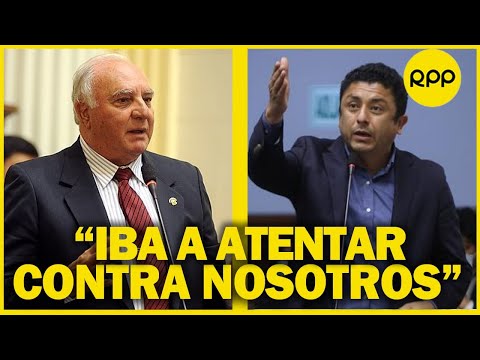 Vicealmirante Giampietri acusó al congresista Bermejo de intento de asesinato