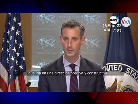 EE.UU. apoya iniciativa de un diálogo nacional una salida a la crisis