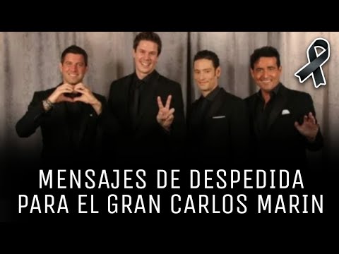 Famosos y artistas despiden a Carlos Marín con emotivos mensajes en sus redes sociales