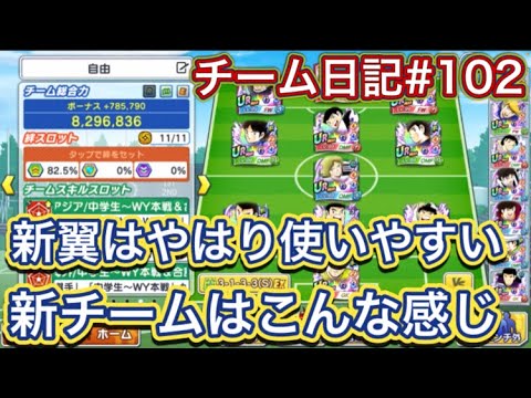 たたかえドリームチーム第1,334話　チーム日記#102 念願の翼獲得で戦力UP‼︎新チーム紹介。