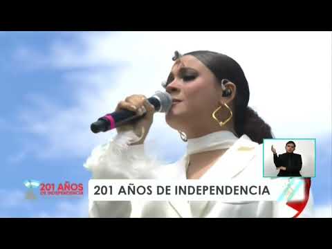 Así entonó Cesia Sáenz el Himno Nacional de Honduras