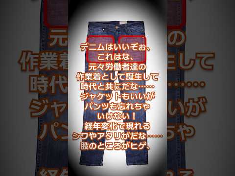 【布教失敗】おじさんがデニムの魅力を早口で語ったら逃げられた #ばっキュモ #ぬいぐるみ #ファッション #shorts