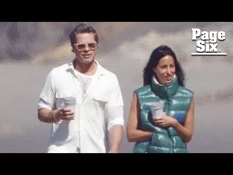 Brad Pitt and girlfriend Ines de Ramon go on romantic morning stroll in Santa Barbara