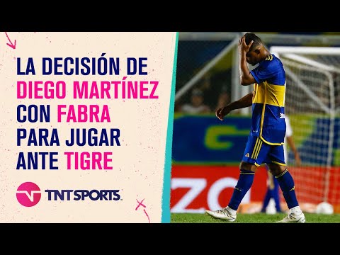 La decisión de Diego Martínez con #Fabra para el equipo de #Boca ante #Tigre