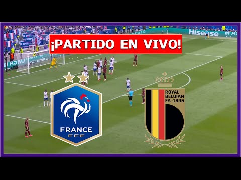 FRANCIA vs BELGICA - PARTIDO EN VIVO  JUEGA MBAPPE  - UEFA NATIONS LEAGUE  | LA SECTA DEPORTIVA