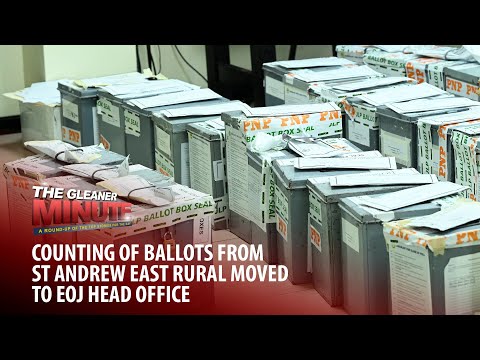 THE GLEANER MINUTE: Ballots counting continue | Man arrested for loaded gun at polling station
