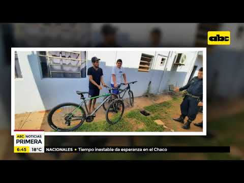 Recuperan bicicletas robadas de un garage