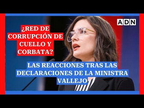 ¿Red de corrupción?: Las reacciones tras las declaraciones de la Ministra Vallejo